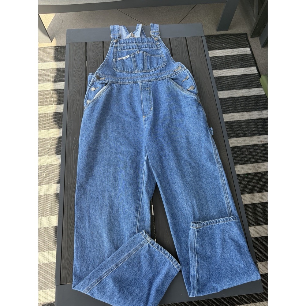 Y2K London London Denim Overalls Bib & Brace Dungarees Workwear Medium